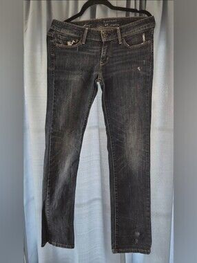 Levi's Slight Curve Straight Leg Cotton Jeans Dark Wash  27x30